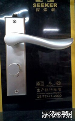 防盜門壓把鎖