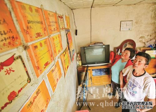 女兒就要參加中考，夫妻倆心里緊張，但看著滿墻獎(jiǎng)狀充滿了信心。